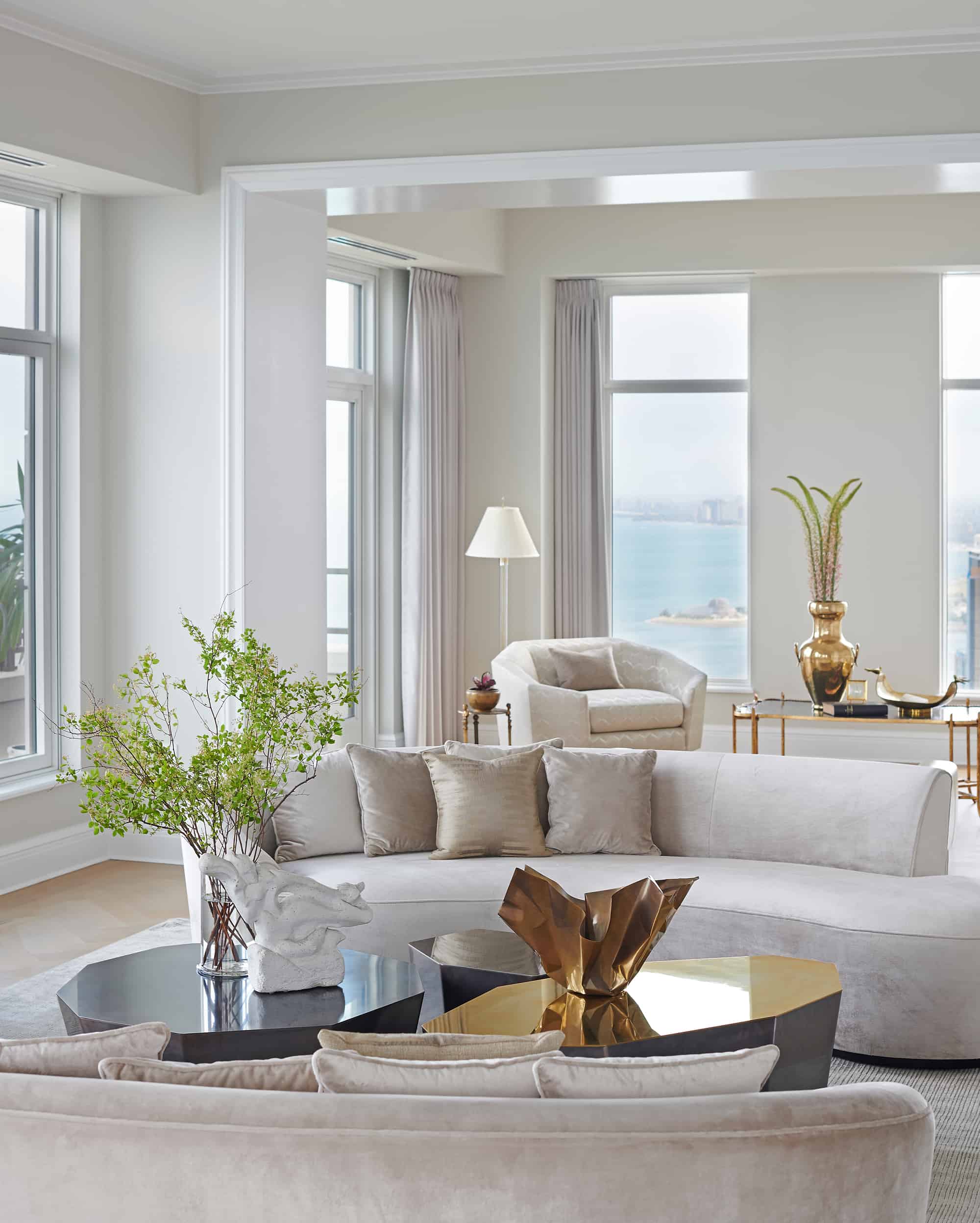 View of Art Deco Penthouse - Brianne Bishop Design